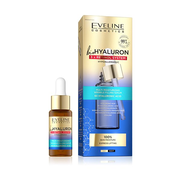 EVELINE COSMETICS BIOHYALURON 3XRETINOL SIERO MULTI-IDRATANTE