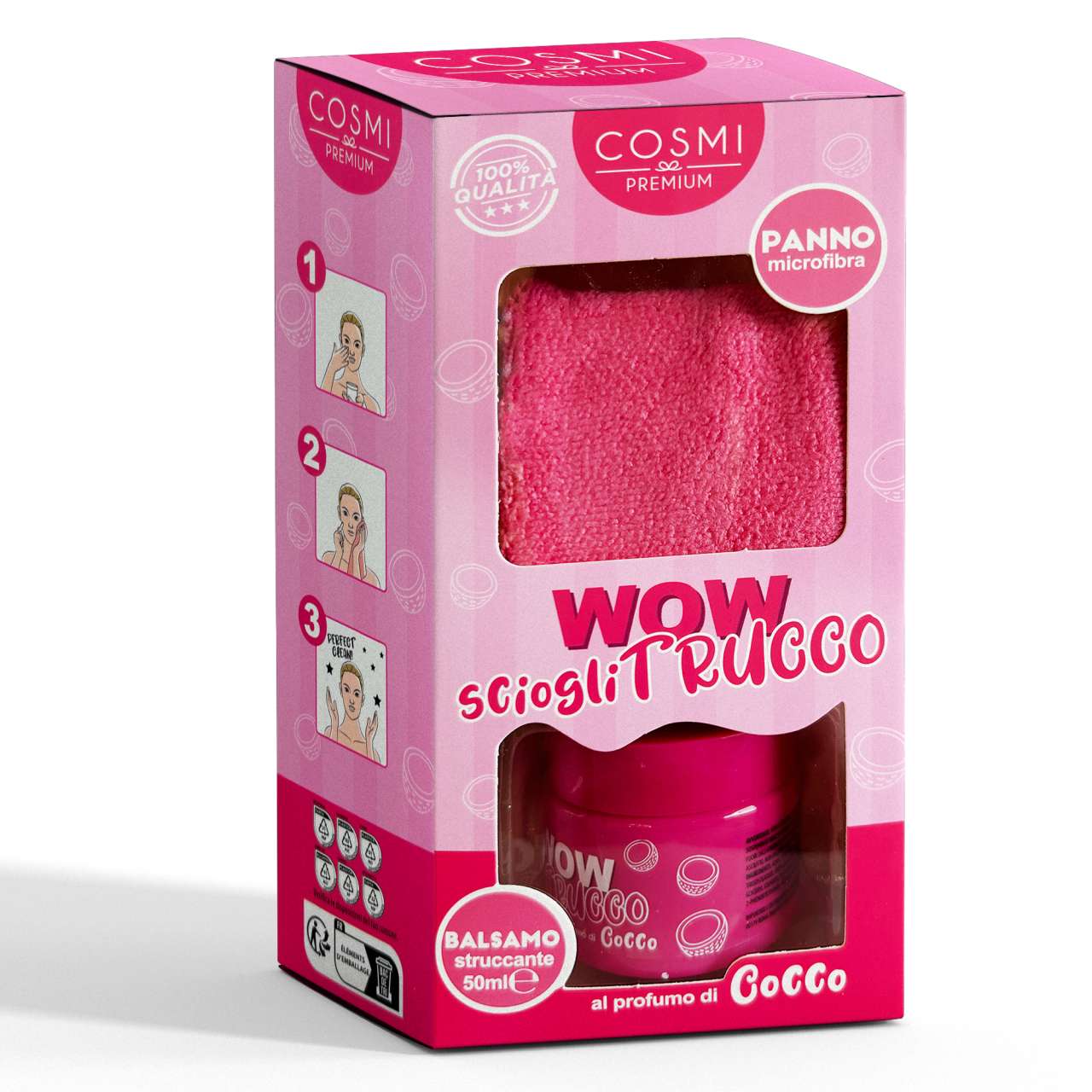 Set WOW sciogli trucco COSMI 50ml