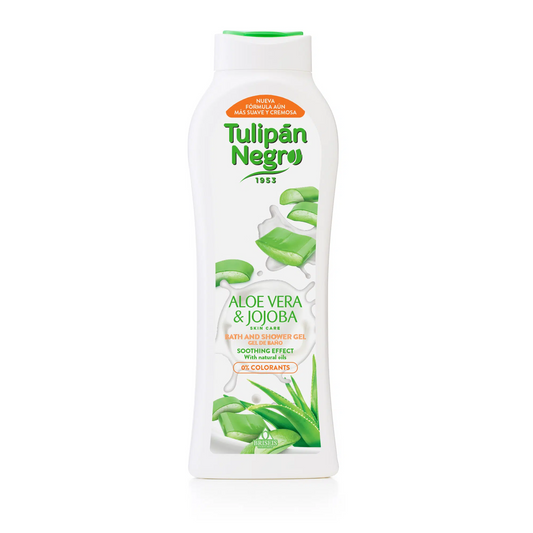 Bagnoschiuma Tulipán Negro Aloe Vera 650 ml