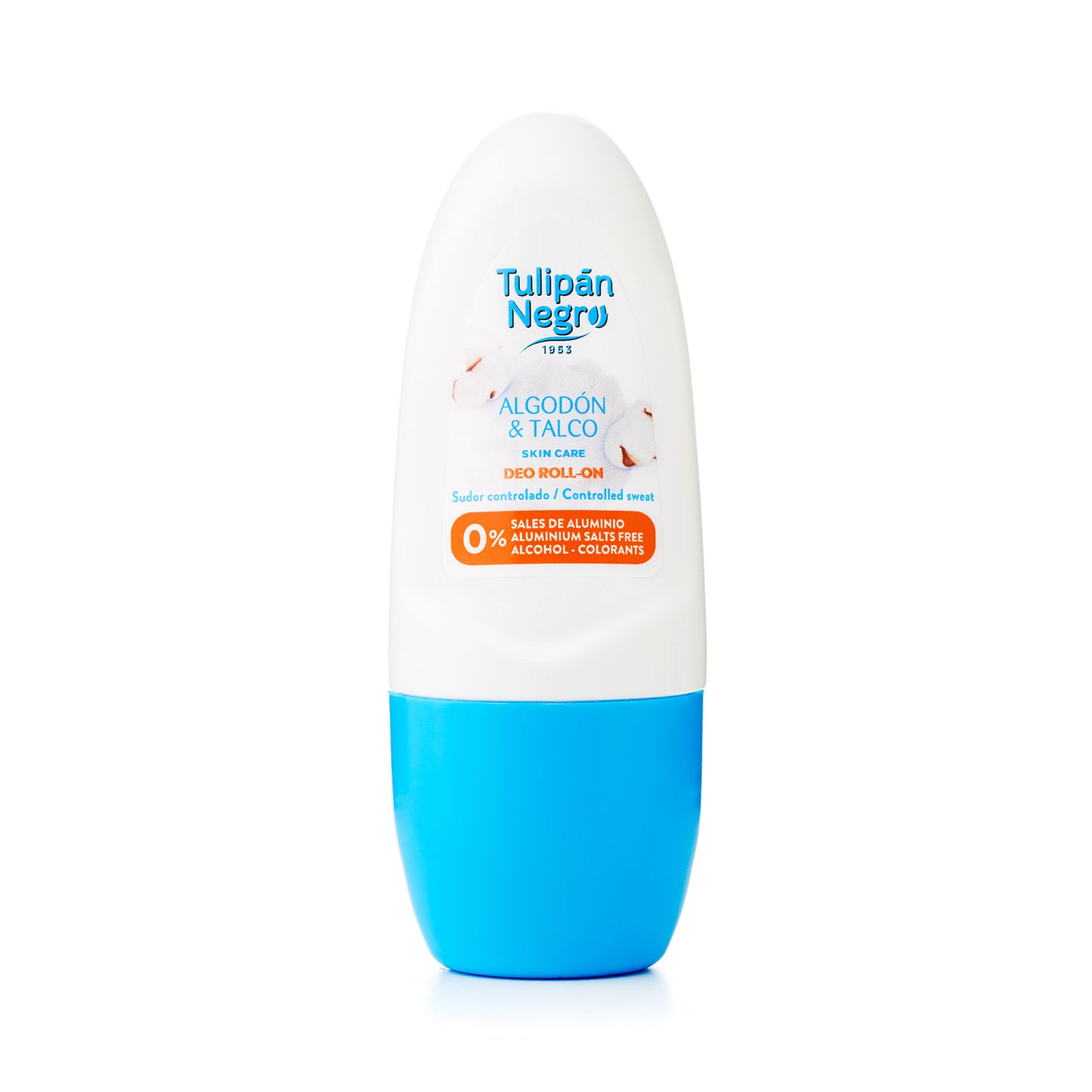 Deodorante Tulipán Negro Deo Roll on Algodón y Talco 50 ml