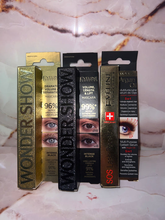 2 Mascara + 1 SOS Lash Booster