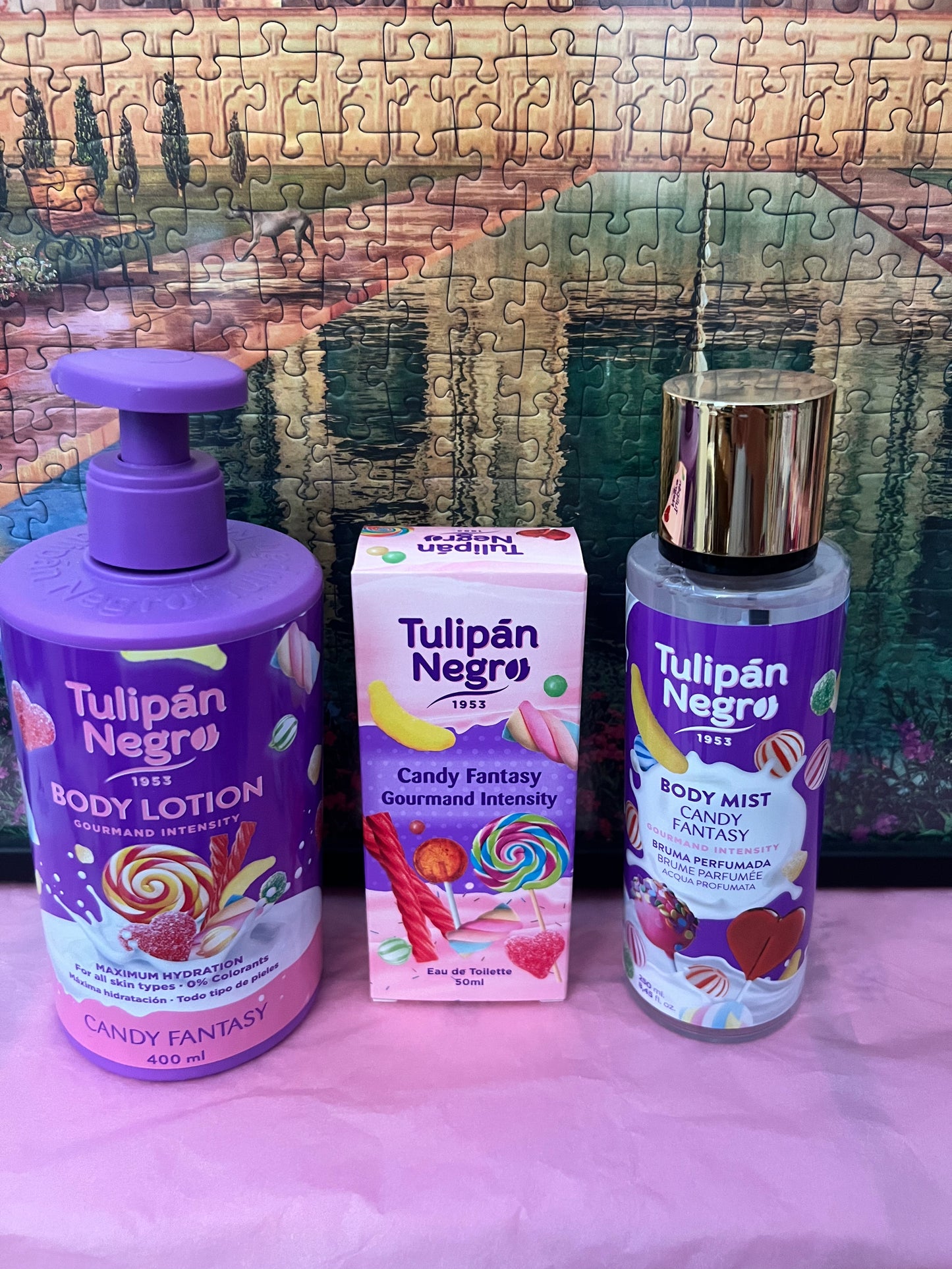 Set 3 pezzi Crema corpo,acqua profumata e profumo