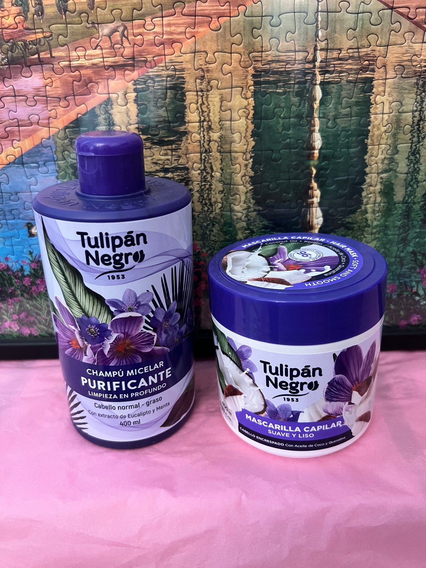 Shampoo e maschera cappelli