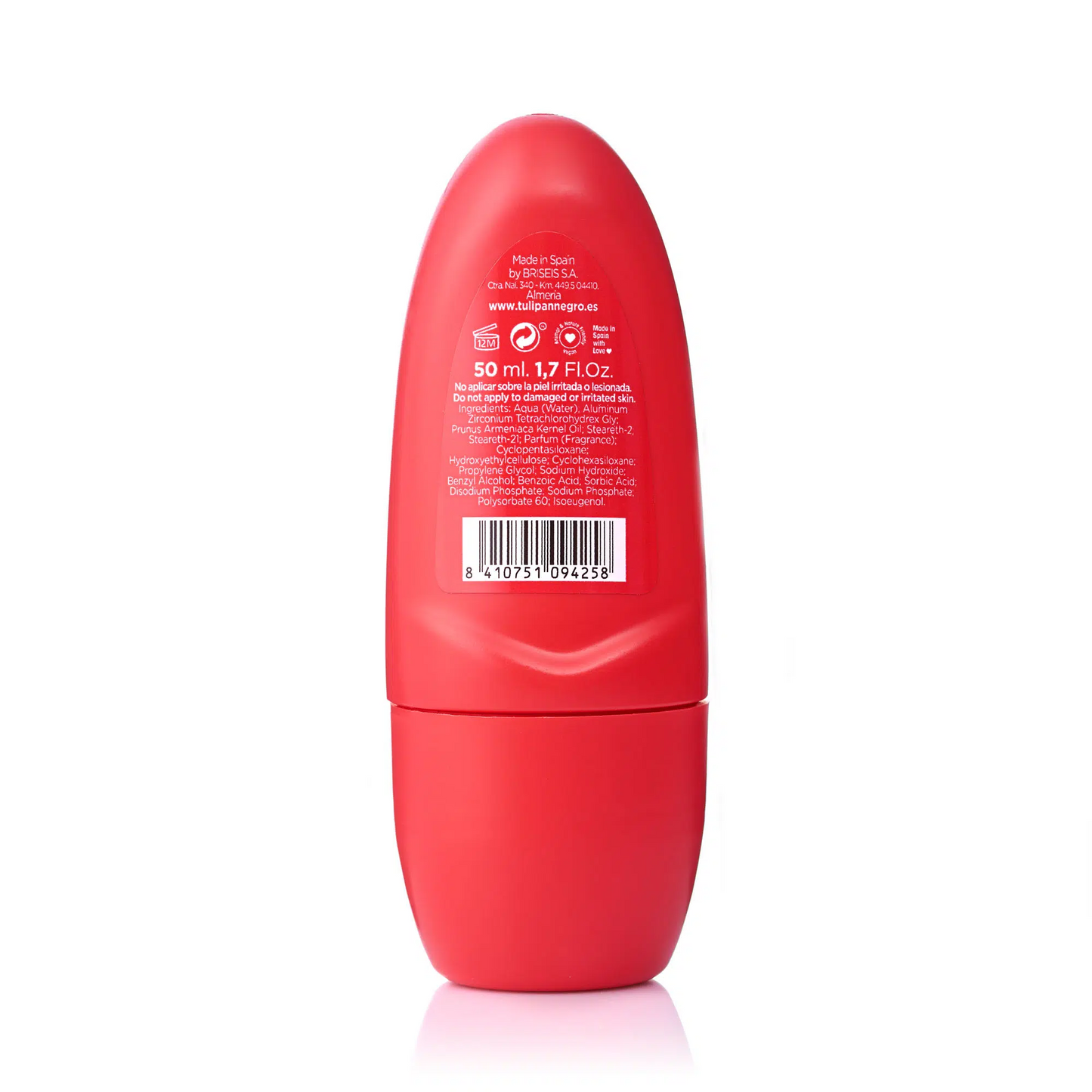 Deodorante roll-on alla fragola e ciliegia 50 ml