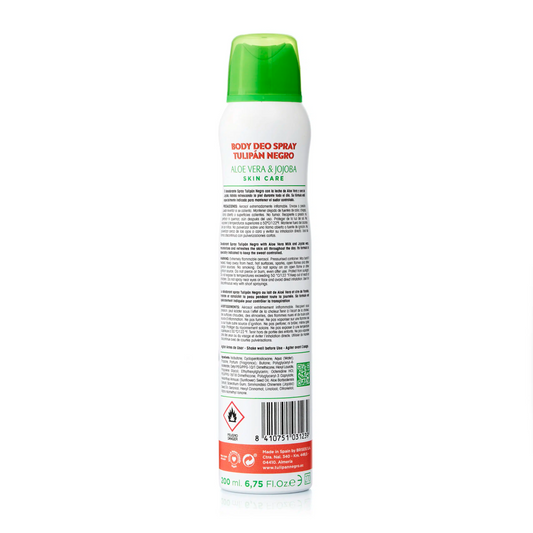Deodorante Tulipán Negro Deo Spray Aloe Vera y Jojoba 200 ml
