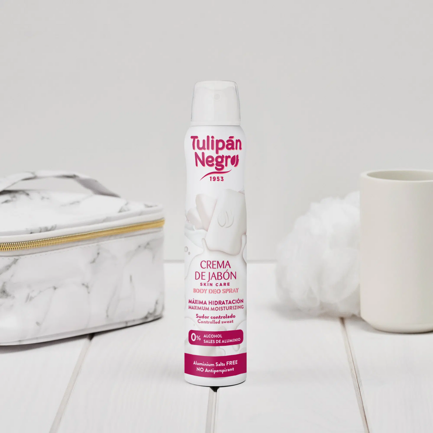 Deodorante Tulipán Negro Deo Spray Crema de Jabón 200 ml