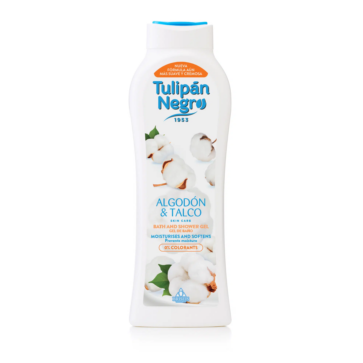Bagnoschiuma Tulipán Negro Cotone e Talco
