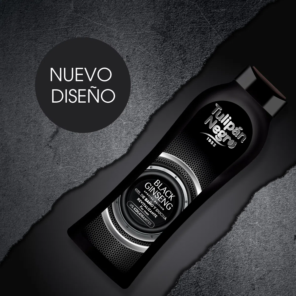 Bagnoschiuma Tulipan Negro Black Ginseng 650 ml