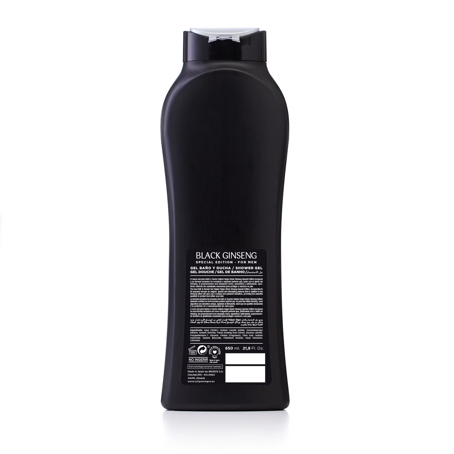 Bagnoschiuma Tulipan Negro Black Ginseng 650 ml