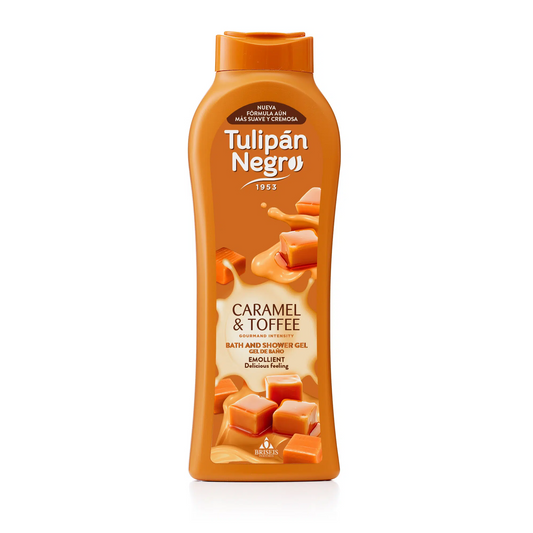 Bagnoschiuma Tulipán Negro Caramel & Toffee 650 ml