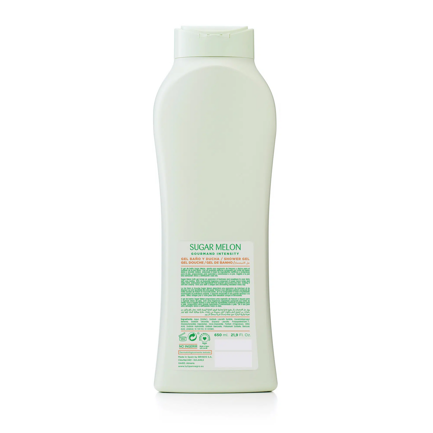 Bagnoschiuma Tulipán Negro Sugar Melon 650 ml