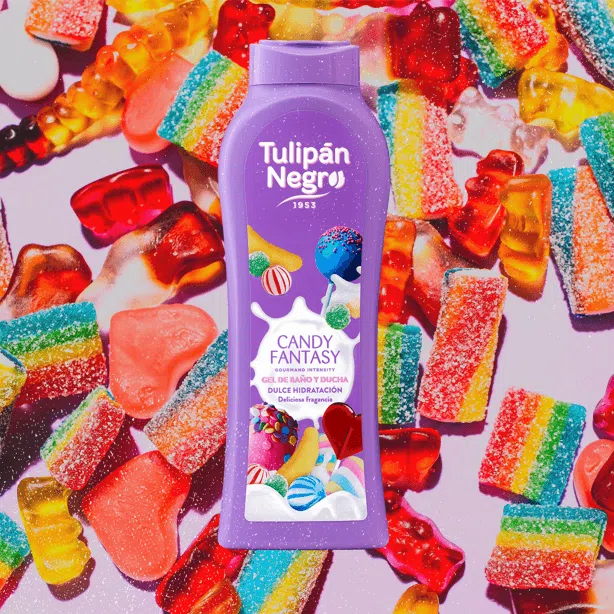 Bagnoschiuma Tulipán Negro Candy Fantasy 650 ml