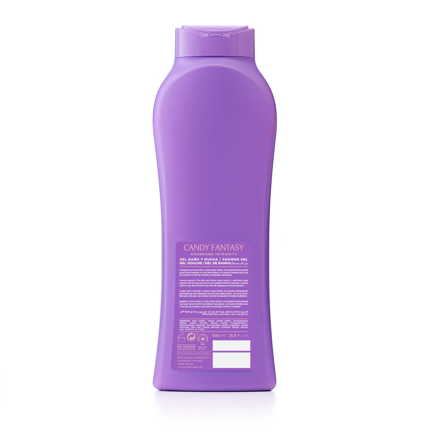 Bagnoschiuma Tulipán Negro Candy Fantasy 650 ml