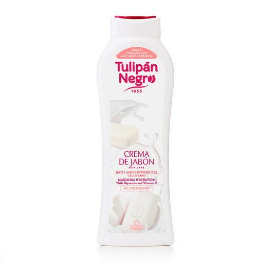 Bagnoschiuma Tulipán Negro Crema de Jabón 650 ml