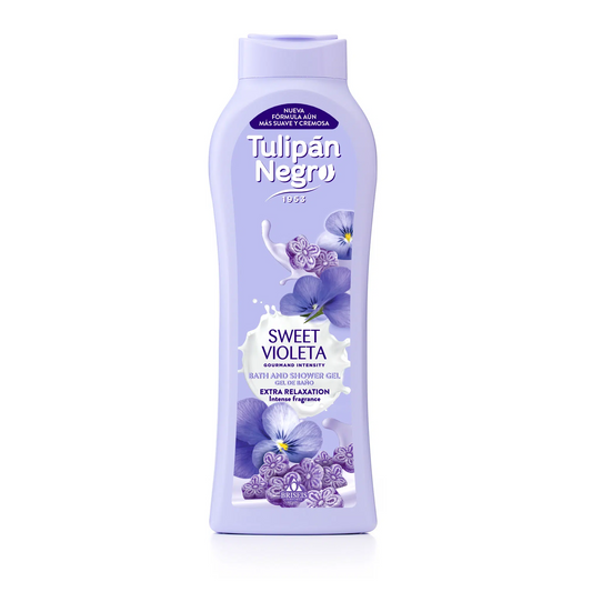 Bagnoschiuma Tulipán Negro Sweet Violeta 650 ml