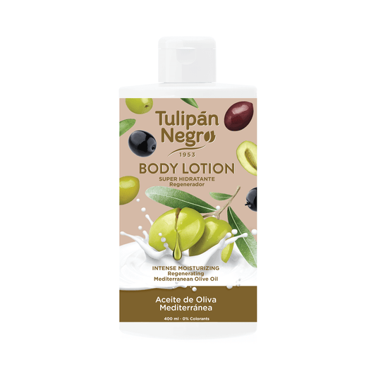 Body Lotion Tulipán Negro Aceite de Oliva Mediterránea 400 ml