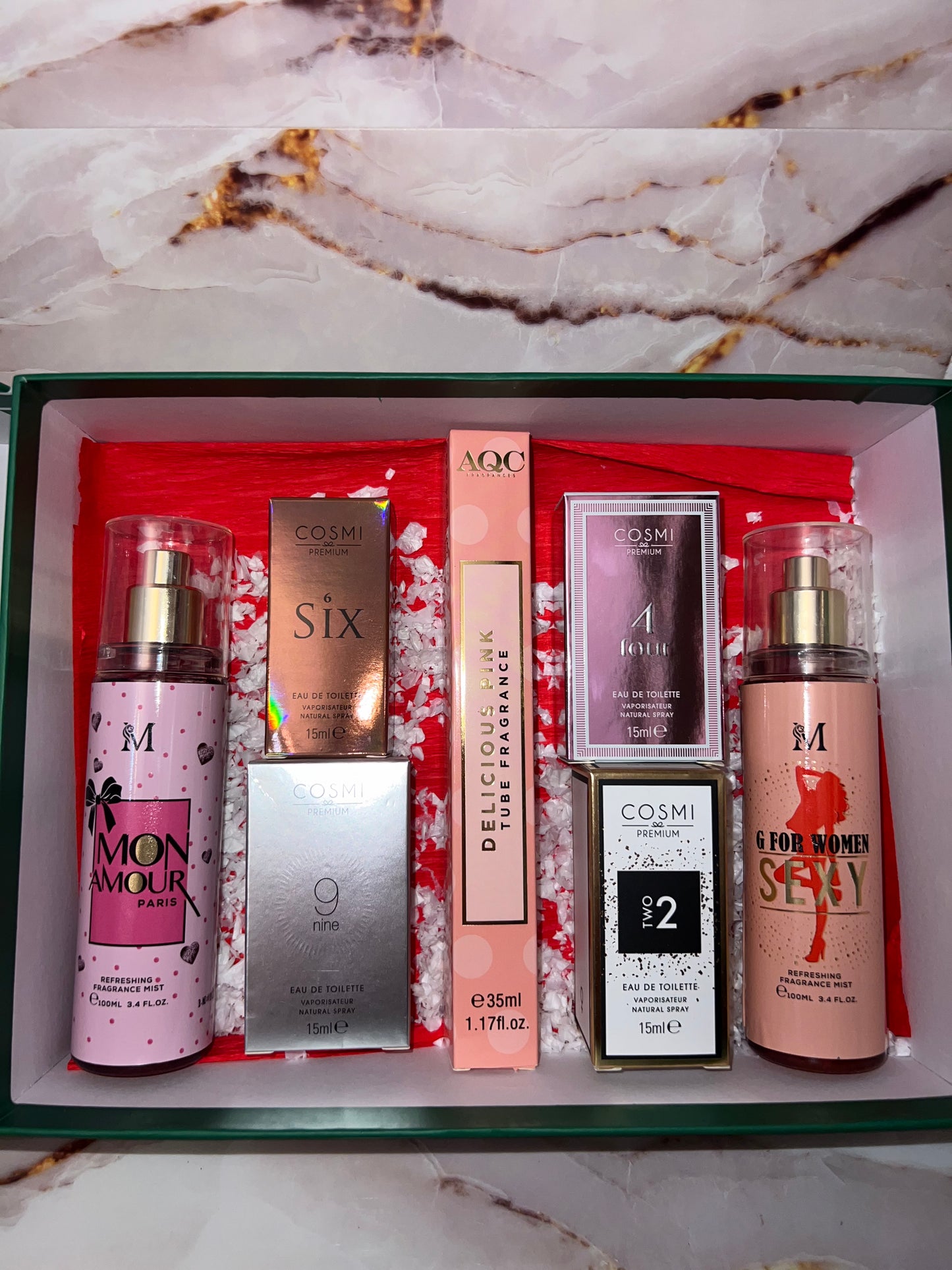 Box 5 Mini Profumi e 2 Acque profumate