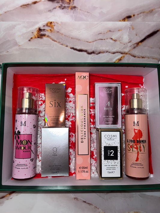 Box 5 Mini Profumi e 2 Acque profumate