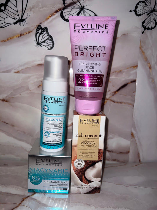 Schiuma Detergente, Crema Niacinamide, Crema Occhi Cocco,Gel Detergente