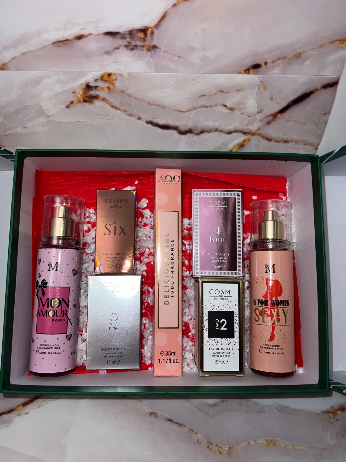 Box 5 Mini Profumi e 2 Acque profumate