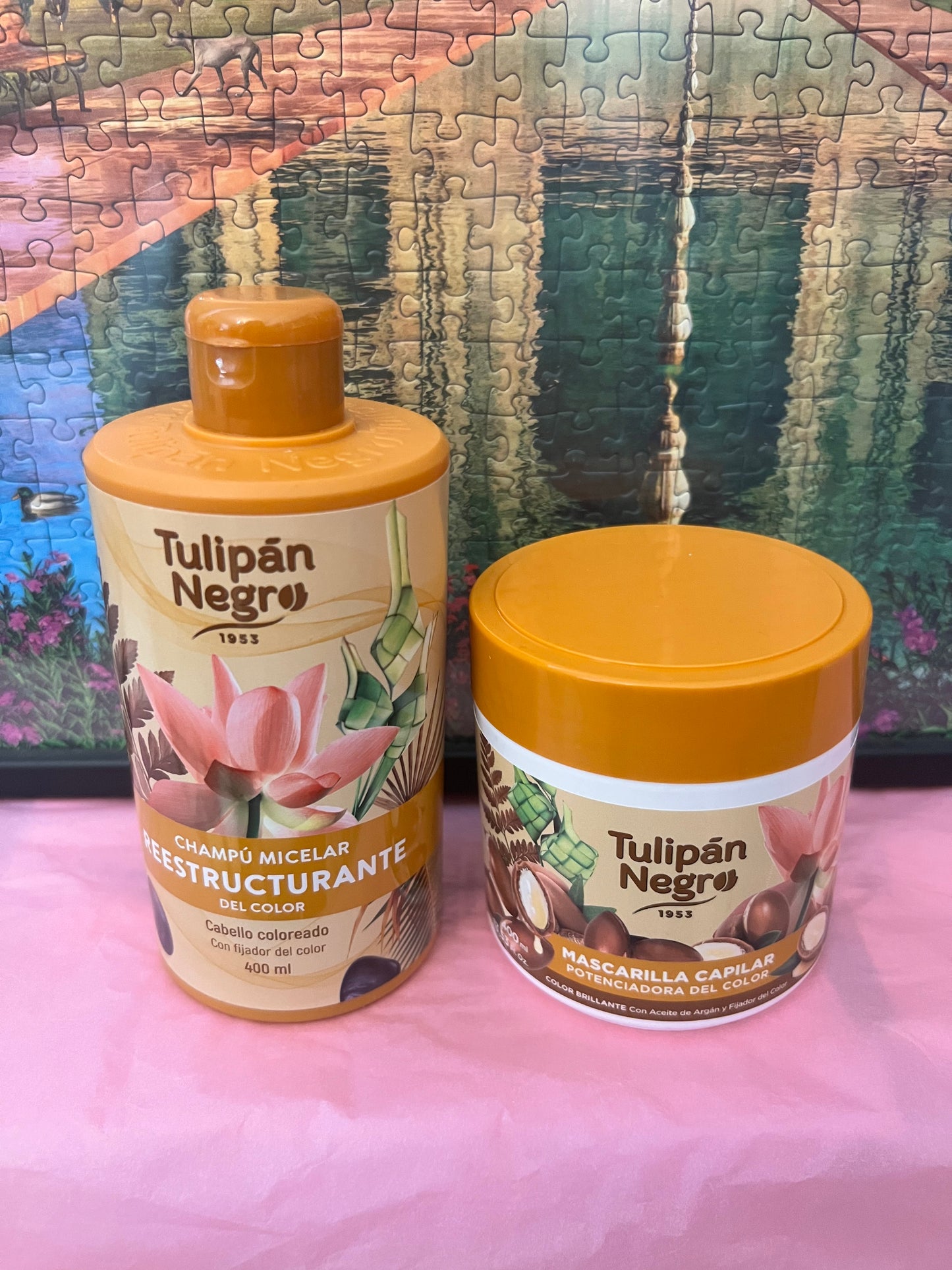 Shampoo e maschera cappelli