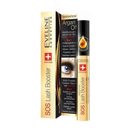 EVELINE COSMETICS SOS LASH BOOSTER 5IN1 ARGAN OIL