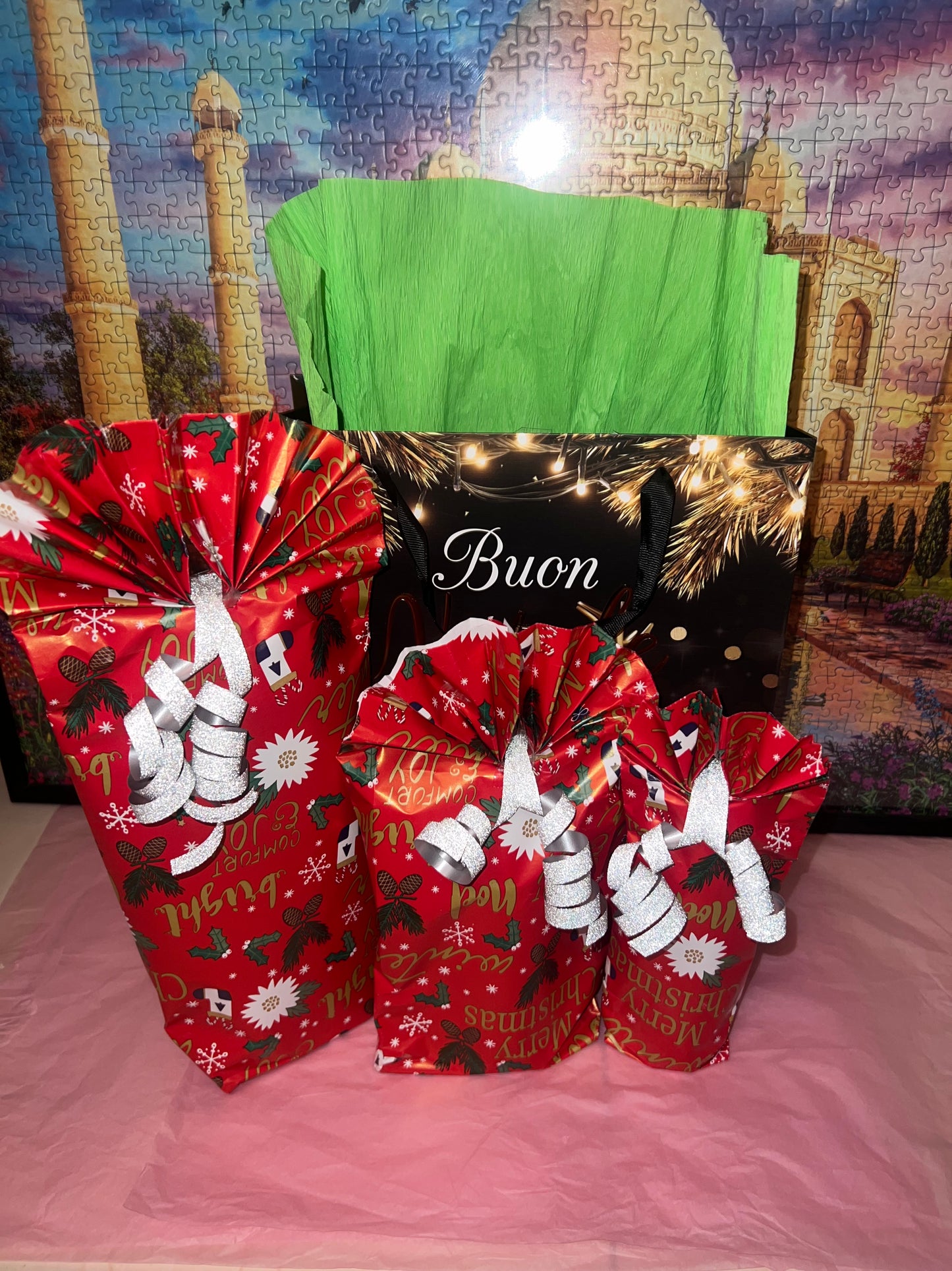 Set regalo Natale Rosso