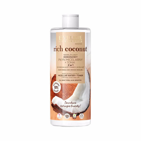 EVELINE COSMETICS
RICH COCONUT
ACQUA MICELLARE&TONICO