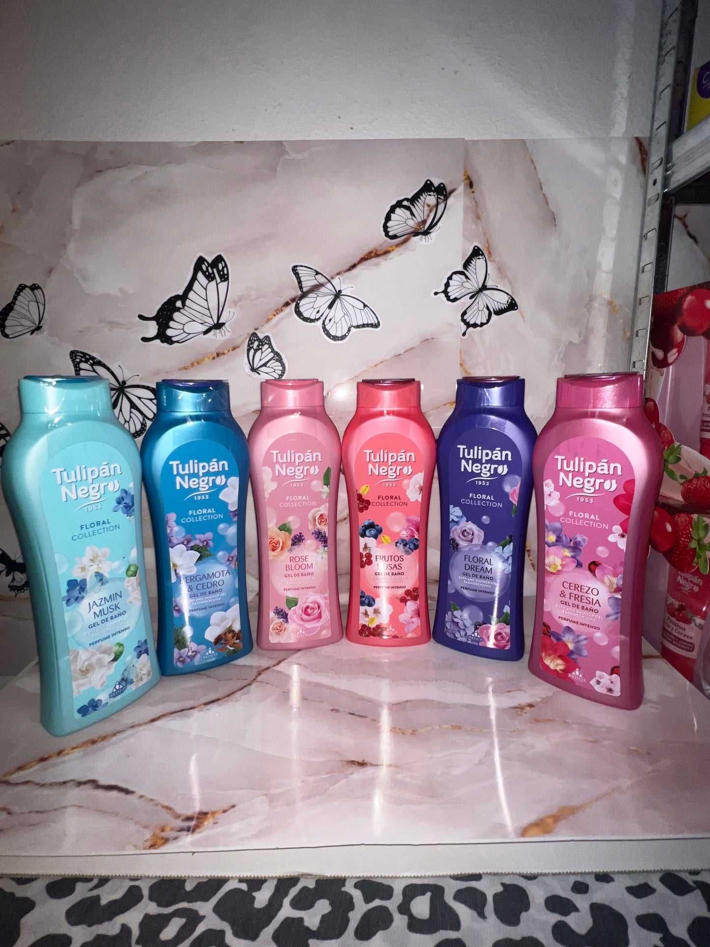 6 Bagnoschiuma Floral Collection Tulipan Negro