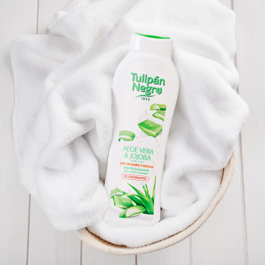 Bagnoschiuma Tulipán Negro Aloe Vera 650 ml