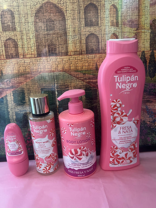 Set 4 pezzi Fragola&Panna