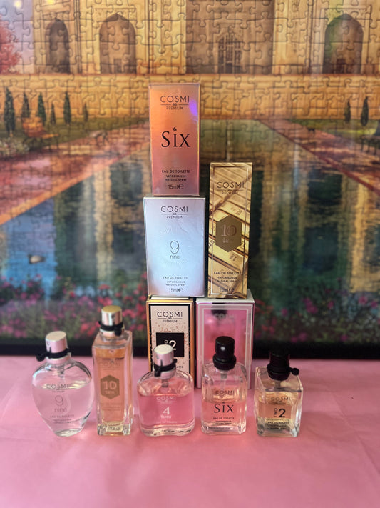 5 mini profumi da borsetta 15ml