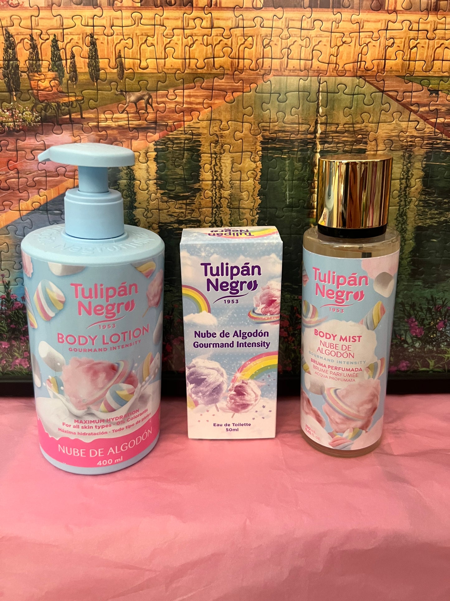 Set 3 pezzi Crema corpo,acqua profumata e profumo