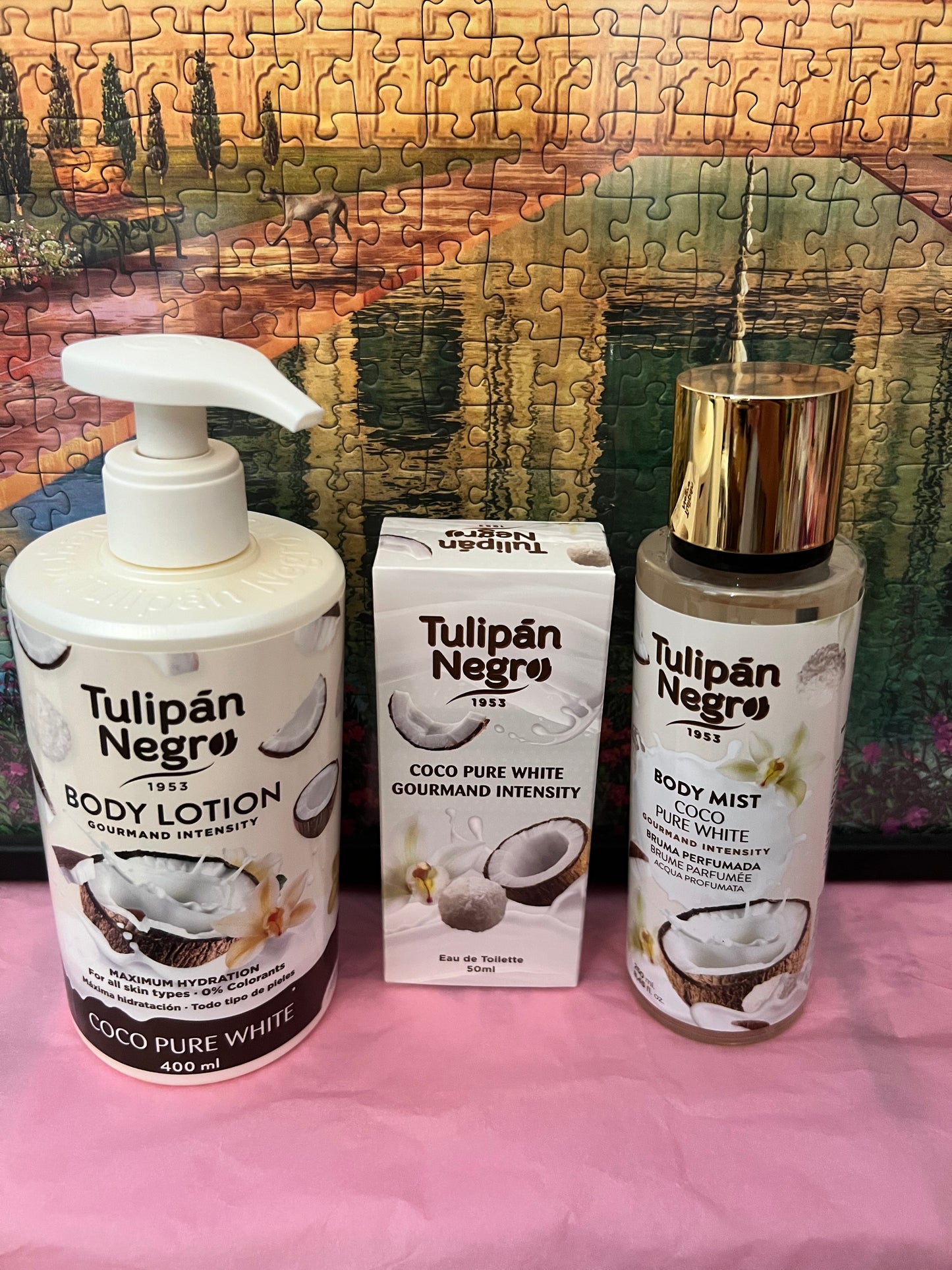 Set 3 pezzi Crema corpo,acqua profumata e profumo