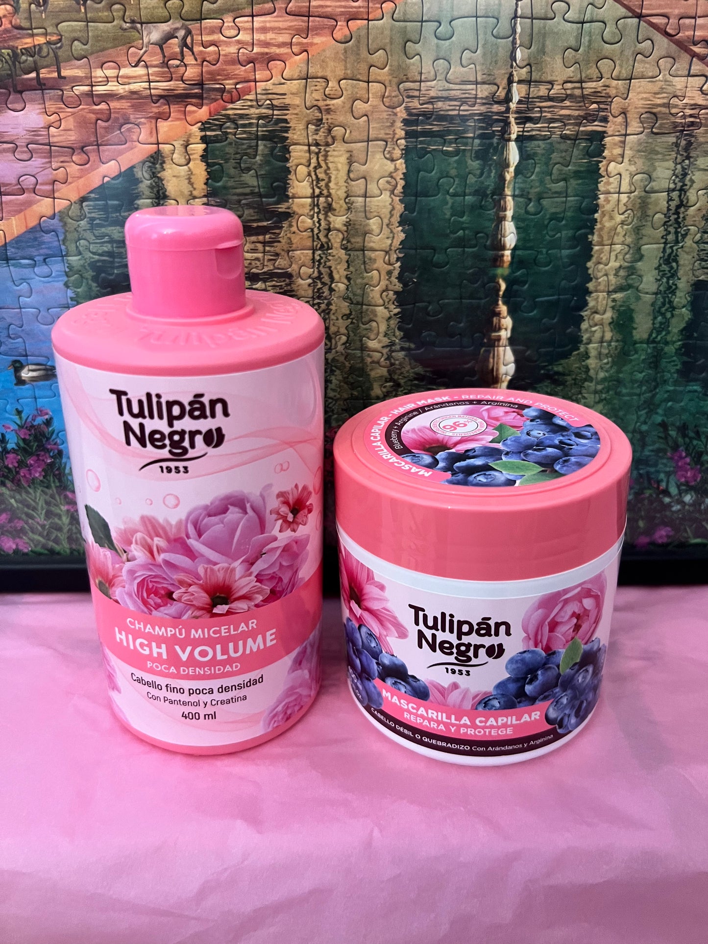 Shampoo e maschera cappelli