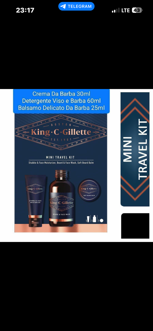 Set Da Barba “King-C-Gillette”