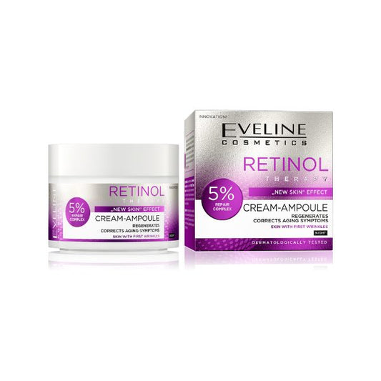 EVELINE COSMETICS
CREMA-AMPOULE
RETINOL RIGENERANTE