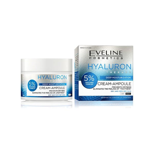 EVELINE COSMETICS
CREMA-AMPOULE
HYALURON IDRATANTE