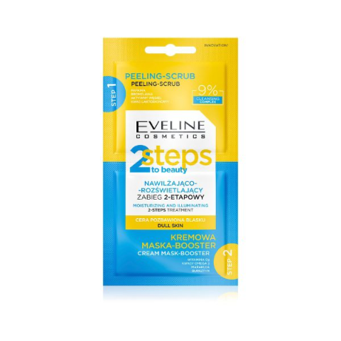 EVELINE COSMETICS
2 STEP TO BEAUTY
MASCHERA-SCRUB IDRATANTE