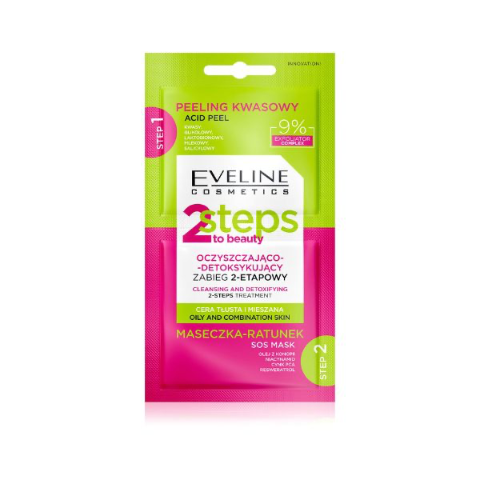 EVELINE COSMETICS
2 STEP TO BEAUTY
PEELING – MASCHERA