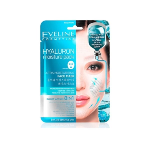 EVELINE COSMETICS
MASCHERA COREANA
HYALURON IN TESSUTO