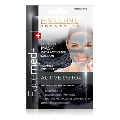 EVELINE COSMETICS
MASCHERA PURIFICANTE
ACTIVE DETOX