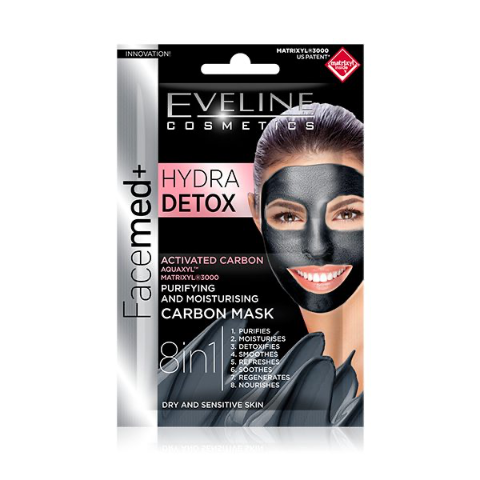 EVELINE COSMETICS
HYDRA DEEP DETOX
MASCHERA AL CARBONIO