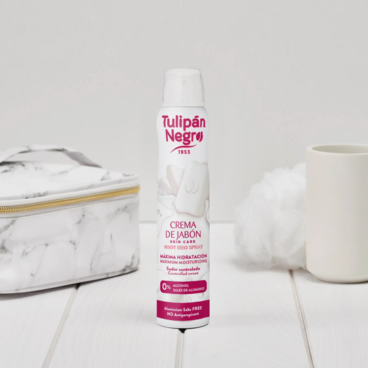 Deodorante Tulipán Negro Deo Spray Crema de Jabón 200 ml