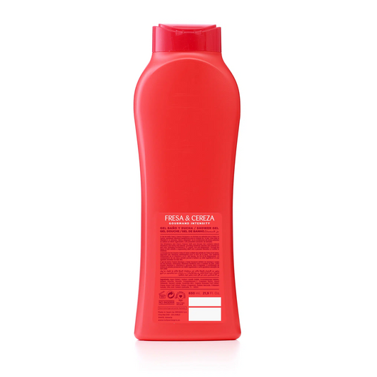 Bagnoschiuma Tulipan Negro Fragola e Ciliegia 650 ml