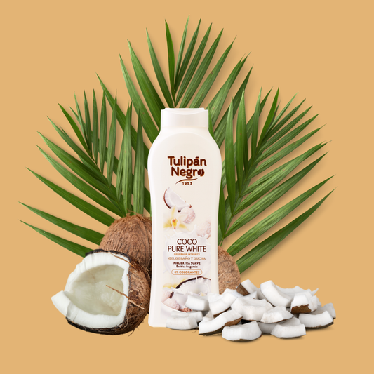 Bagnoschiuma Tulipan Negro Coco Pure White 650 ml