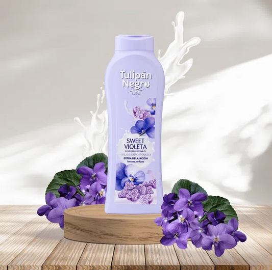 Bagnoschiuma Tulipán Negro Sweet Violeta 650 ml