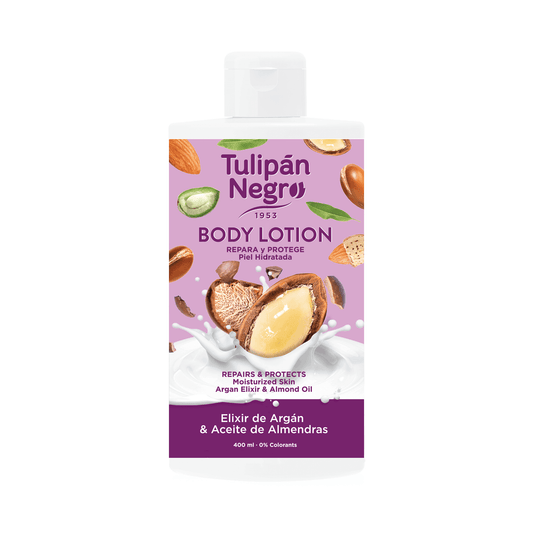 Body Lotion Tulipano Nero Elisir di Argan & Olio di Mandorle 400 ml