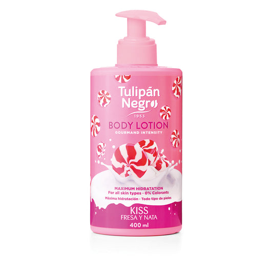 Body Lotion Tulipano Nero Fragola e Panna 400 ml