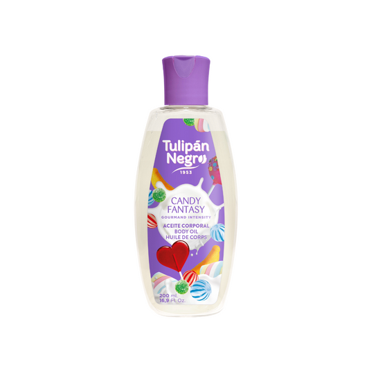 Olio Corpo Tulipano Nero Candy Fantasy 200 ml